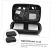 Artibetter 2pcs Eva Cable Organizer Bags Shockproof Electronics Accessories Cases for Hard Drives and Cables Portable Storage Pouch for Travel Black view 2