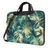 WZYWHJ 15.6 inch palm tree green leaves Picture Laptop Bag - with Soft Interior, Multiple Pockets - Ideal for Men, Travel and Business view 1