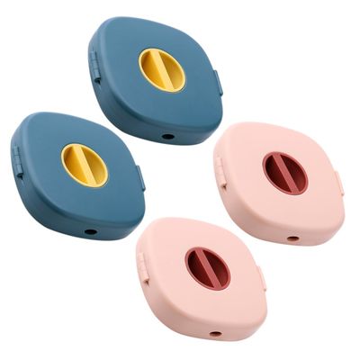 Artibetter 4pcs Charging Cable Storage Box Cord Organizer Desk Cord Hider Retractable Cable Clips