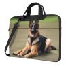 WZYWHJ 13 inch German Shepherd Dog Picture Laptop Bag - with Soft Interior, Multiple Pockets - Ideal for Men, Travel and Business view 1