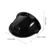 Angoily 2pcs Weatherproof Outdoor Security Camera Cover Rain Shield Black Protective Housing for Cameras Dustproof and UV Resistant for Garden and Patio Use view 2