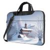 WZYWHJ 13 inch Winter Landscape Picture Laptop Bag - with Soft Interior, Multiple Pockets - Ideal for Men, Travel and Business view 1
