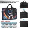 WZYWHJ 14 inch Astronaut galaxy Picture Laptop Bag - with Soft Interior, Multiple Pockets - Ideal for Men, Travel and Business view 4