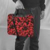 WZYWHJ 13 inch fashion red and black Picture Laptop Bag - with Soft Interior, Multiple Pockets - Ideal for Men, Travel and Business view 2