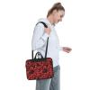 WZYWHJ 13 inch fashion red and black Picture Laptop Bag - with Soft Interior, Multiple Pockets - Ideal for Men, Travel and Business view 3