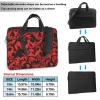 WZYWHJ 13 inch fashion red and black Picture Laptop Bag - with Soft Interior, Multiple Pockets - Ideal for Men, Travel and Business view 4