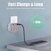 Lian.Ripple.Lian 1080P HD Wireless Wall Outlet Charger Security Camera with 45W Fast Charging Station USB-C & USB-A, Home Security Camera for Baby and Pet WiFi Enabled view 2
