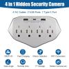 Lian.Ripple.Lian 1080P HD Wireless Wall Outlet Charger Security Camera with 45W Fast Charging Station USB-C & USB-A, Home Security Camera for Baby and Pet WiFi Enabled view 3