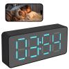Lian.Ripple.Lian Digital Clock Style Indoor WiFi Camera 1080P HD - Night Vision, Visible Desk Placement for Baby Pet Elderly Monitoring view 1