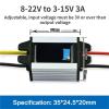 1 pcs 8-22V to 3-15V 12V to 5V 6V 9V DC DC Step Down Buck Converter Adjustable Output Voltage Regulator Module view 4