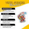 (3pcs-3in) Autism Awareness Elephant Vinyl Sticker, Cute Elephant Puzzle Piece Sticker Vinyl Decal, Autism Awareness Waterproof Sticker for Book Notebook Water Bottle Tumbler Phone Case Laptop AEL view 2
