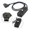 RYUJNDK D-tap Connectors D-tap Splitter Cable Conveniently Power Multiple Devices with D-tap Plug D-tap Male to 4 Port D-tap view 2