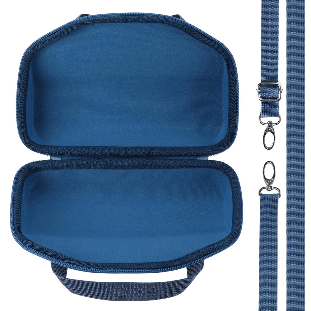Lebakort Hard Case Compatible with JBL Charge 6 Waterproof Speaker (Blue Case)