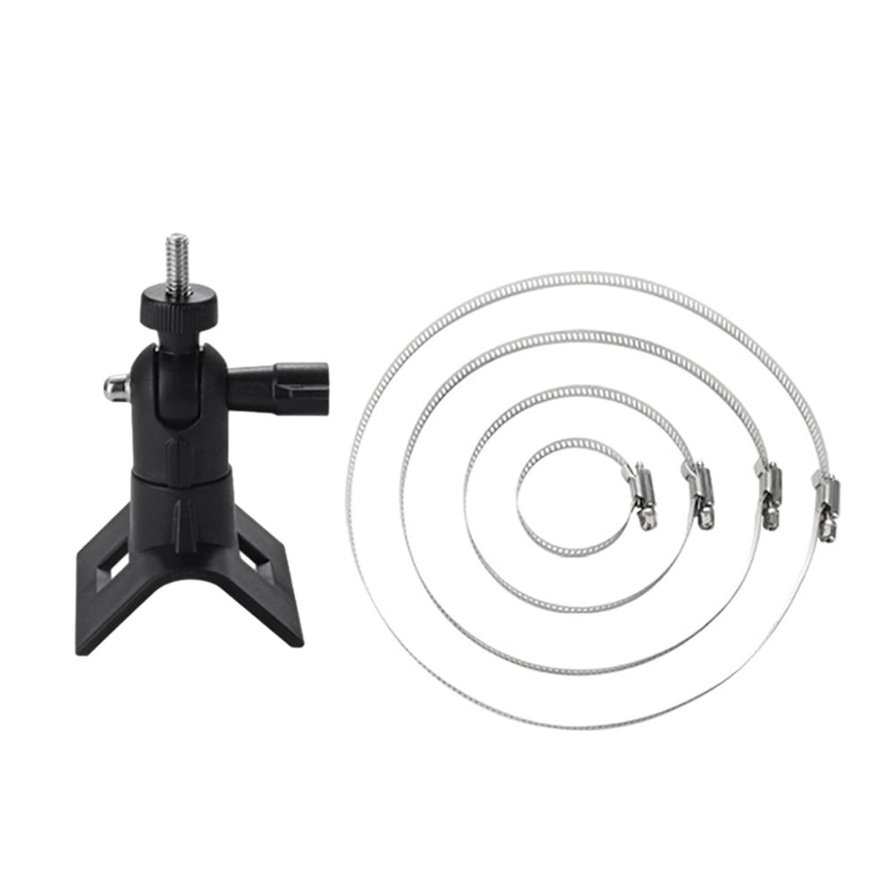 RYUJNDK Wall Mounting Bracket with Loop Stainless Steel Poles Mount Adapter for CCTV Security Camera Indoor Outdoor
