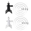 RYUJNDK Wall Mounting Bracket with Loop Stainless Steel Poles Mount Adapter for CCTV Security Camera Indoor Outdoor view 3