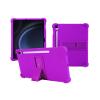 Case for Samsung Tab S10 FE Tablets 10.9 inchShock Proof Lightweight Stand Rubber Shell Protective Cover,Kids Friendly Soft Silicone Adjustable Stand Cover for Samsung Tab S10 FE,Purple view 1