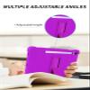 Case for Samsung Tab S10 FE Tablets 10.9 inchShock Proof Lightweight Stand Rubber Shell Protective Cover,Kids Friendly Soft Silicone Adjustable Stand Cover for Samsung Tab S10 FE,Purple view 3