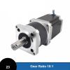 10:1 High Precision 23 Planetary Gearbox Reducer 23 Gear Stepper Motor 2.8A 4-Lead L=76mm 1pcs view 2