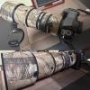 Lens Cover for Fujinon GF 500mm F5.6 R LM OIS WR Camouflage Camera Lens Protection Sleeve (Color #Withered Grass Camouflage - Waterproof) Rain Cover view 2