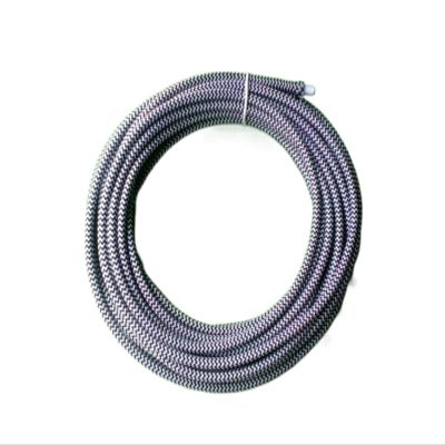 Multi-Conductor Cable Outdoor Landscape Wire, 2 x 0.75mm2 Fabric Cable 2 Meters to 10 Meters Electric Cord Lighting Textile Wire(Black and White,5meter)