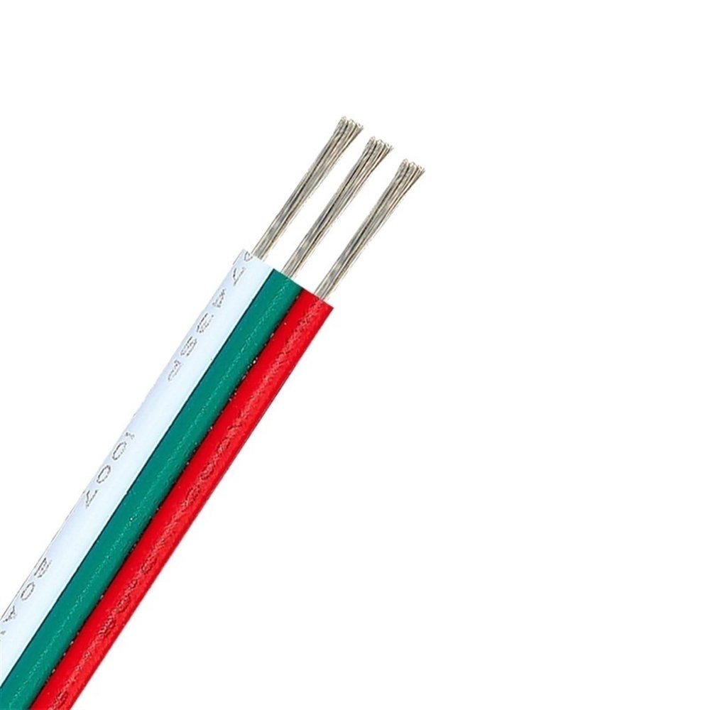 Multi-Conductor Cable Outdoor Landscape Wire, 3 Pin Solar Panel Connectors Electrical Wire Extension Cable for Module 1 Meter to 100 Meter Cable(20AWG,3pin 30meter)