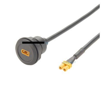 lowmountainswere XT30 Male to Female Extension Convertor Cable XT30 Round Panel Mount Cord for L IP>o FPV Drone Portable Power