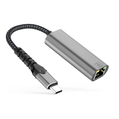 jiingekk USB3.0 To Ethernet Adapter USB Type C To 2.5Gbps Ethernet Converters For Laptops USB To RJ45 Networking Adapter