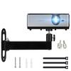 2-Be-Best Projector Wall Mount Mini Projector Mount Length 7.87IN / 20CM Wall Projectors Mounts Adjustable Bracket 1/4" M4 M6 Screw Size Upgraded Black view 1