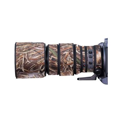 Lens Cover for Fujinon GF 250mm F4 R LM OIS WR Camouflage Camera Lens Protection Sleeve (Color #Withered Grass Camouflage - Waterproof) Rain Cover