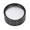 Close Up Filter Kit 4 in 1 Macro Lens Set, 1 2 4 10 Optical Glass Filters with Storage Pouch, for Digital Camera Photography, Enhance Macro Experience (62mm) view 4