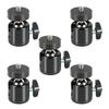 5 Pack Mini Ball Head 360 Rotatable Ball Heads Camera Mount Adapter, Compatible with Tripods, Monopods, Trail Cameras view 1