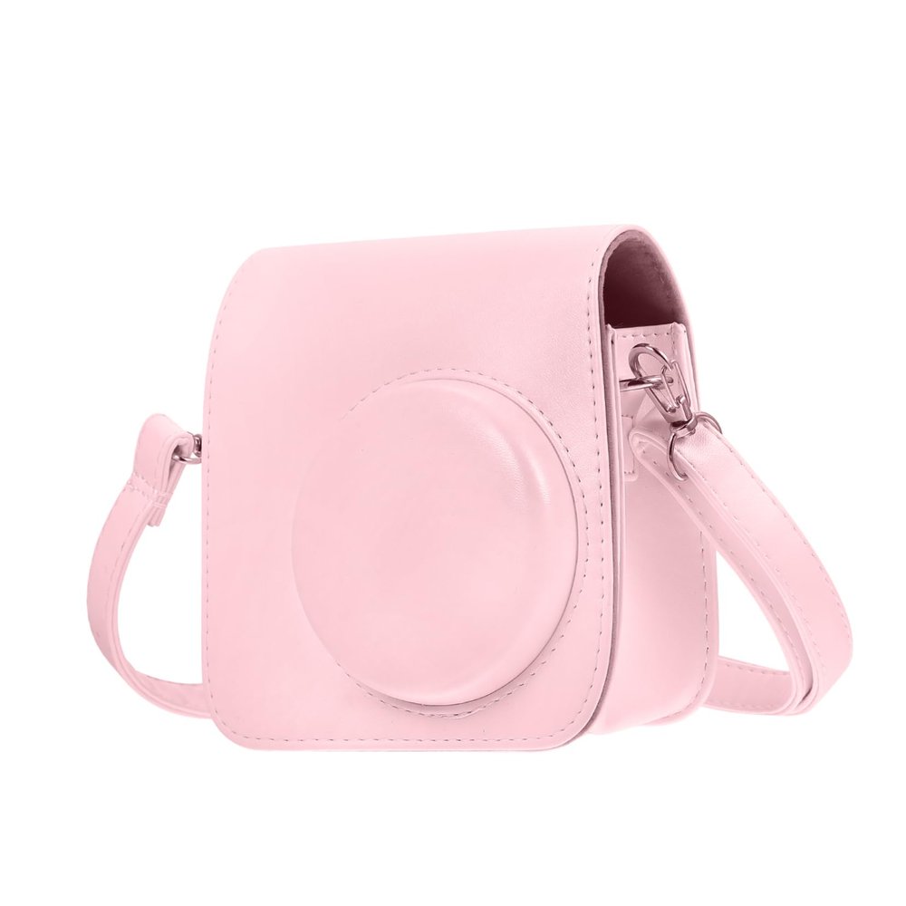 Housoutil Camera Sling Bag Protective Case for 7 Crossbody Dslr Bag Tripod Holder Pu Leather Adjustable Strap