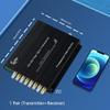 Htfoevrxs 4-Channel HD-SDI Fiber Converter with Loop Output, 1080p@30Hz Video Extender up to 20km via Single-Mode ST Fiber, Includes Transmitter & Receiver Pair + 1Ch RS485 & 4Ch Tally view 4