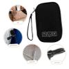 ARTIBETTER 2pcs Portable Electronic Organizer Bag for Data Cables Travel Digital Accessories Storage Pouch Multi-functional Case for Earphones and Chargers Grey view 3
