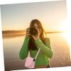 BRIGHTFUFU Retro Style Camera Pouch for 7 Pu Leather Camera Bag Flip up Cover Comfortable Hand Feeling Adjustable Strap view 2