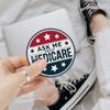 3 Pcs Ask Me About Medicare Sticker, Medicare Health Insurance Consultant Sticker, Mental Health Waterproof Die-Cut Vinyl Stickers 3 Inches for Water Bottle Laptop Phone Helmet Tumbler (Normal, 3x3) view 2