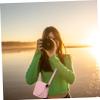 jojofuny Camera Protective Bag Compatible Mini Pu Retro Case Adjustable Strap Shockproof Design for Instant Camera view 3