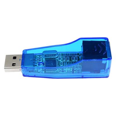USB 2.0 to LAN RJ45 Ethernet 10/100Mbps Network Card Adapter for Win7 for Win8 for Android Tablet PC Blue New 2025 for Arrival High for Quality