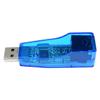 USB 2.0 to LAN RJ45 Ethernet 10/100Mbps Network Card Adapter for Win7 for Win8 for Android Tablet PC Blue New 2025 for Arrival High for Quality view 1