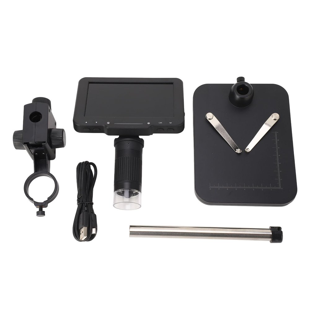 Digital Microscope 5 Inch IPS HD LCD Soldering Microscope Viewing Repair | Measurement