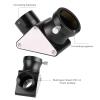 1.25inch 90Deg Dielectric Mirror Diagonal for Telescope, Aluminum Alloy Housing, Stainless Steel Cover, Multilayer Coated Prism, Connects 1.25in Filter view 3