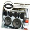 CHILDWEET 2pcs Car Audio Speaker Pad Door Spacer Ring Bracket Gasket for Vehicles view 3