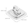 Hoement Secure Your Laptop Desk Mount Security Lock Plate Multi-Model Compatible Theft Lock Buckle view 2