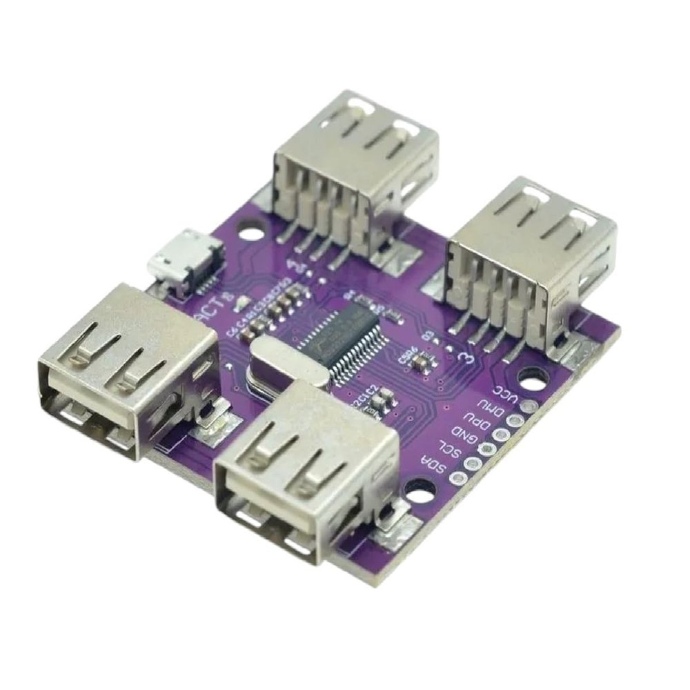 CJMCU-204 Hi-Speed USB 2.0 HUB DC Controller 4 Port USB Hub 5V 500mA New 2025 for Arrival High for Quality