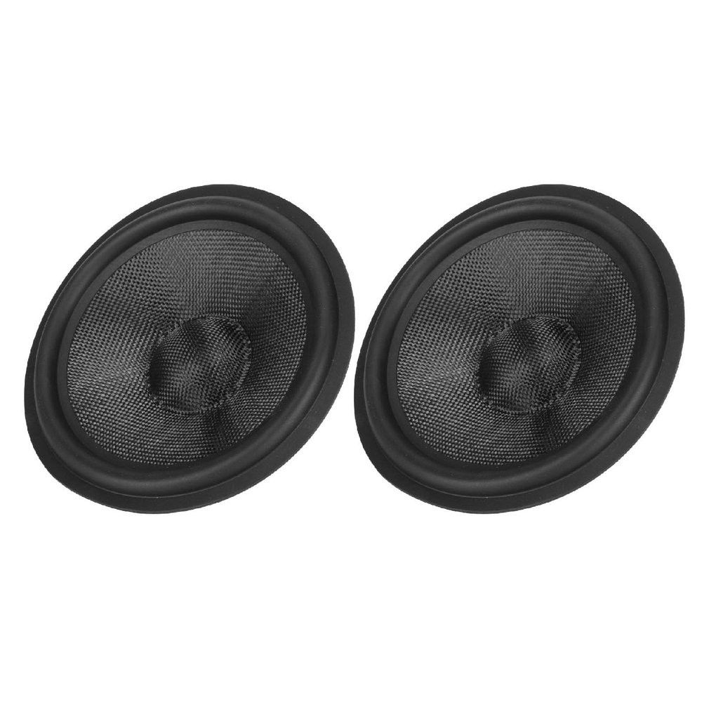 2Pcs Speaker Cone with Rubber Surround for 8 I Subwoofer - Easy to Install, Enhanced Sound Quality