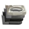 Base for 2024 Mac mini M4, 3D Printed Power Button & Cooling Stand, Top Power Button (Silver) view 3