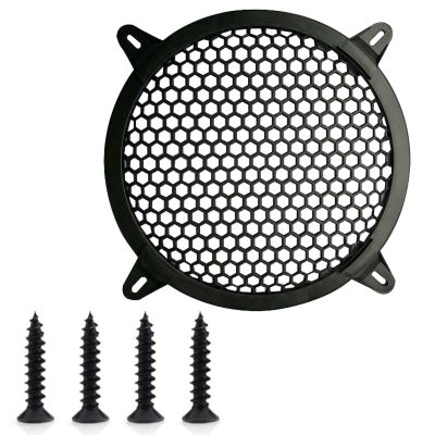 12 Inch Subwoofer Grill Black Speaker Grill Cover Decorative Speaker Protective Mesh Cover with Mounting Screws