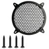 12 Inch Subwoofer Grill Black Speaker Grill Cover Decorative Speaker Protective Mesh Cover with Mounting Screws view 1