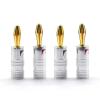 20pcs/10pairs 4MM Nut Banana Plugs Gold-Plated Connector with Screw Lock(Gx20) view 4