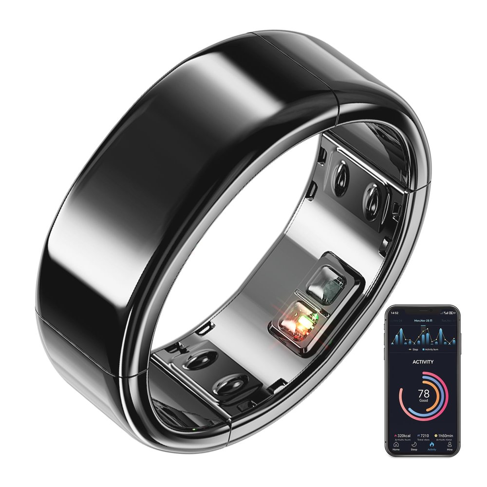 Circul Smart Ring-Adjustable Wearable Ring for Men & Women, Blood Oxygen & Blood Pressure Ring,No App Subscription, Fitness Ring for Sleep Tracking - Heart Rate - Fitness Tracker